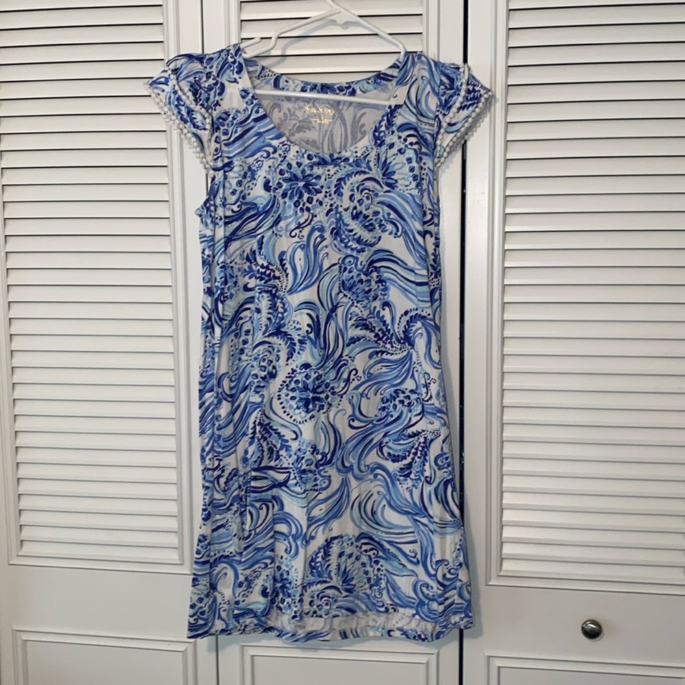 Lilly Pulitzer flutter sleeve t shirt dress